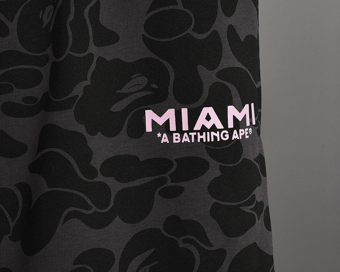 Bape x Inter Miami Camo Hoodie Black