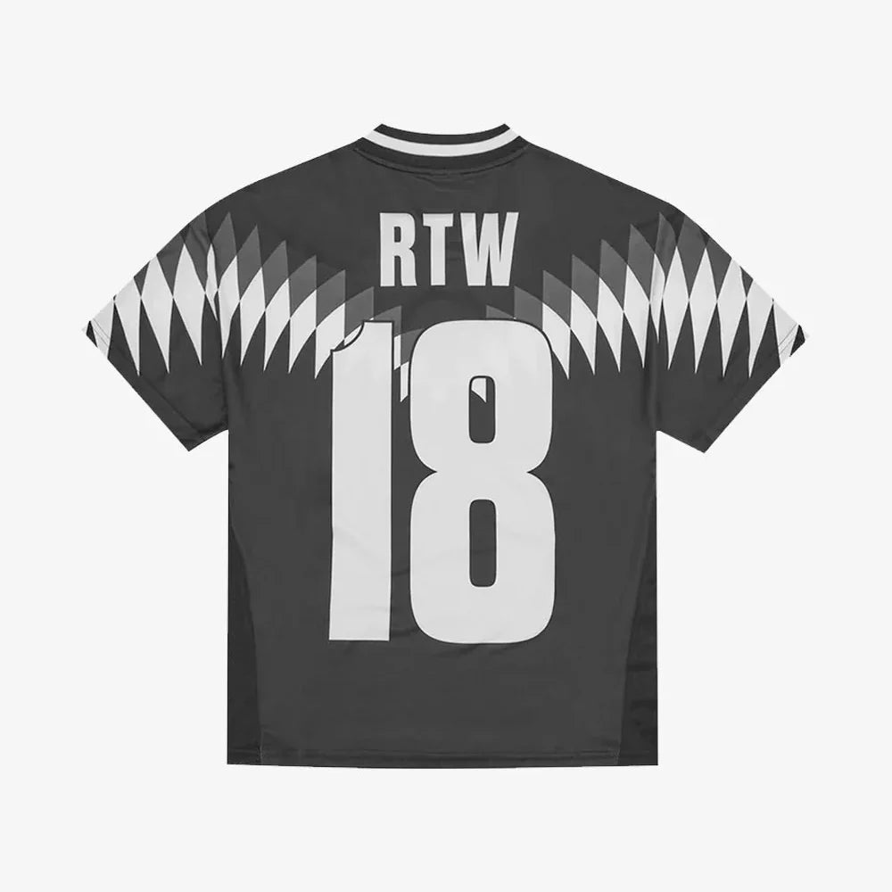 Corteiz Club RTW Football Jersey - 'Black'