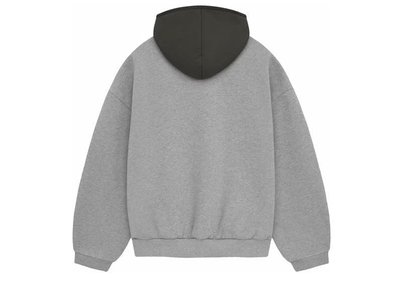 Fear of God Nylon Fleece Hoodie - 'Dark Heather Oatmeal'