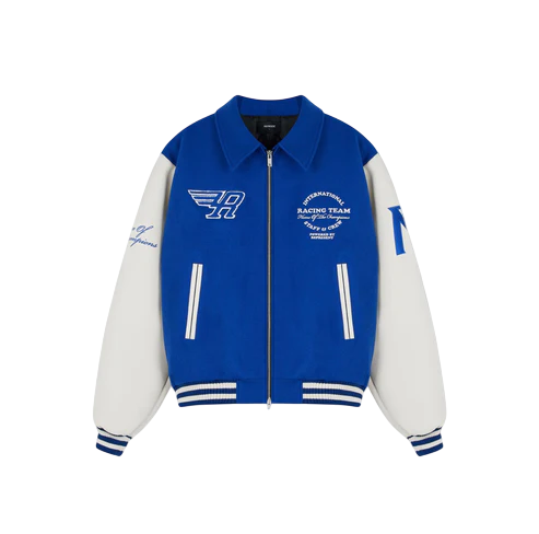 Represent Blue Varsity Jacket