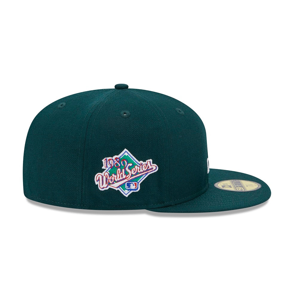 Oakland Athletics 59FIFTY MLB Reverse Logo Green Cap