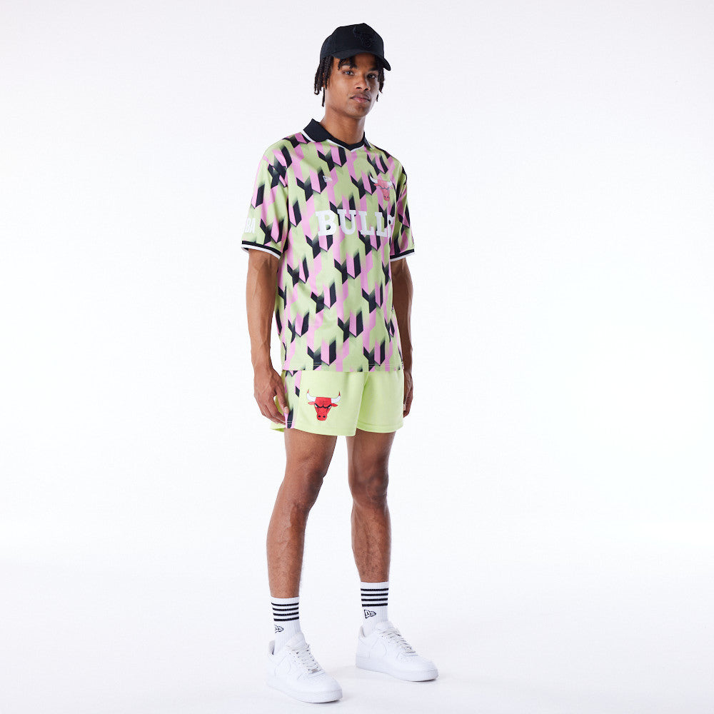 Chicago Bulls NBA Soccer Green Shorts