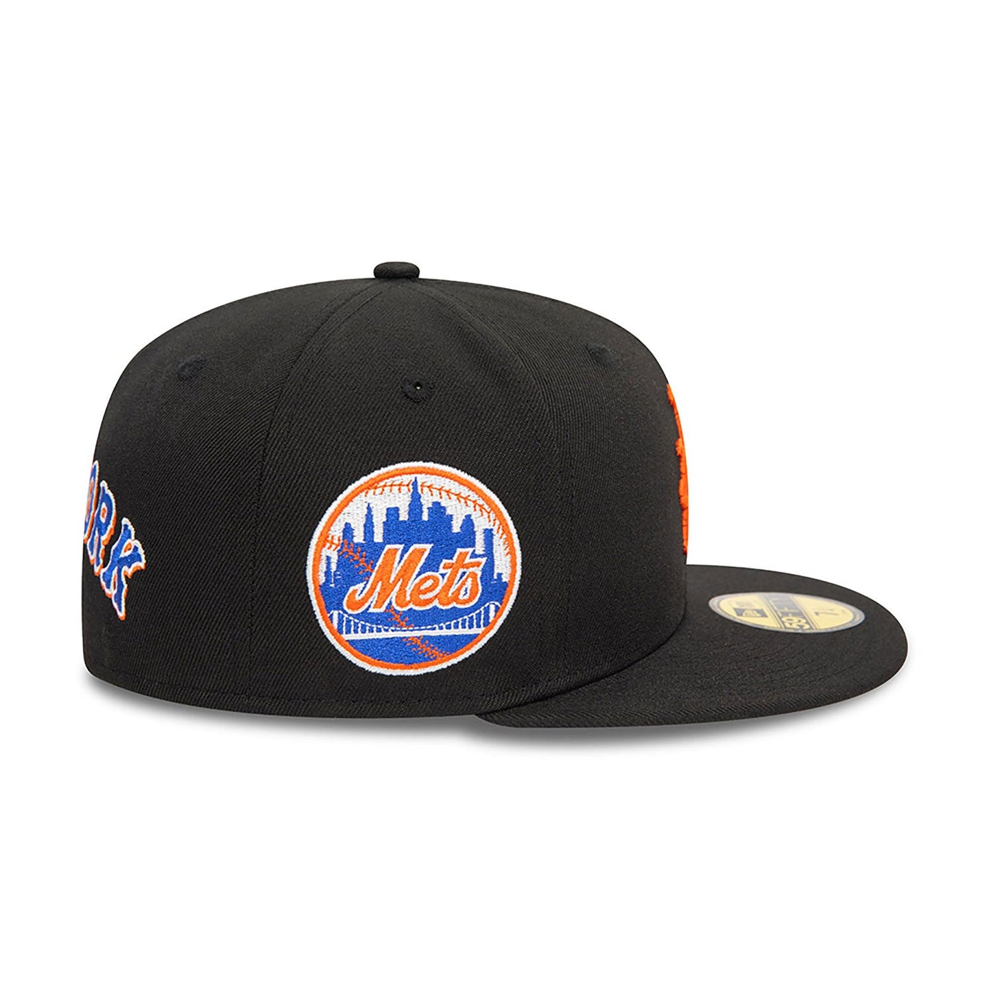 New York Mets 59FIFTY Upside Down Black Cap