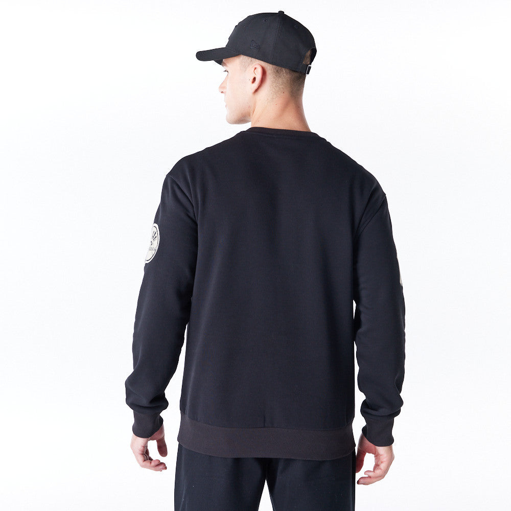 New York Yankees MLB Tartan Infill Black Crew