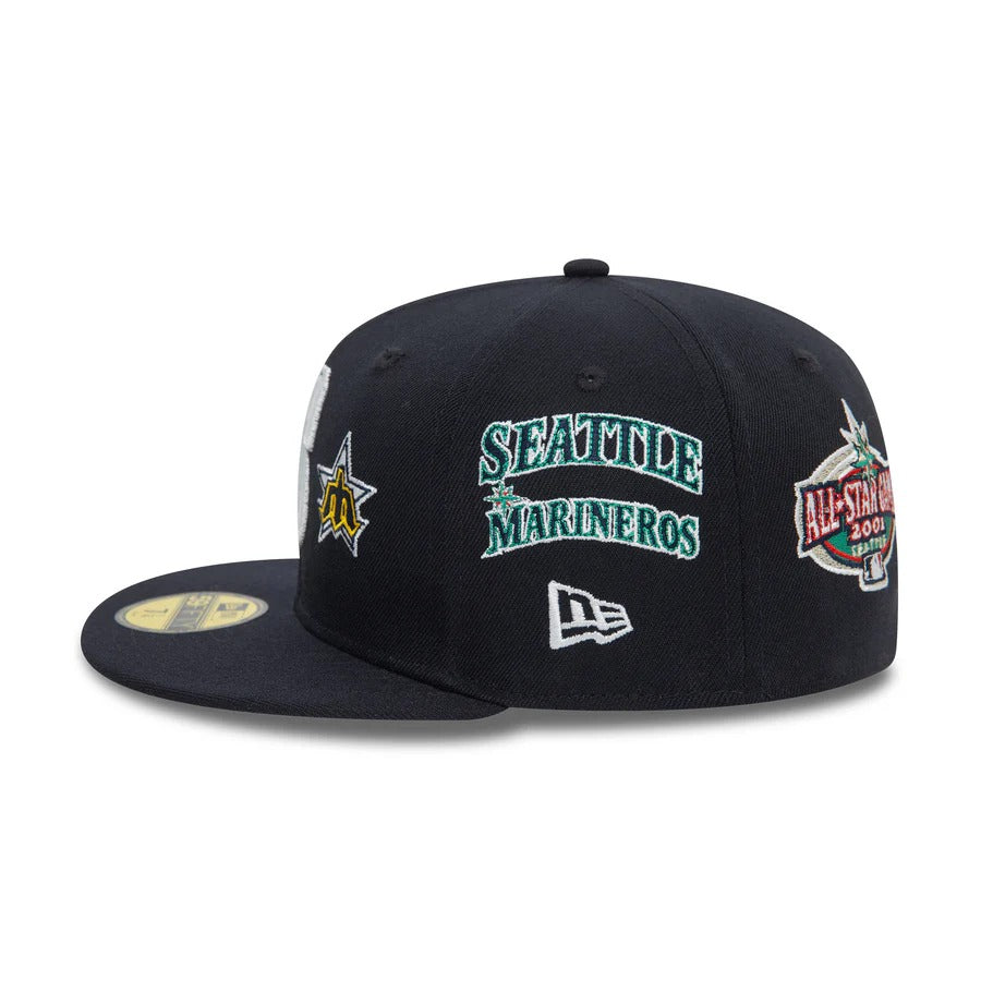 Seattle Mariners 59FIFTY MLB Cooperstown Patch Navy Cap