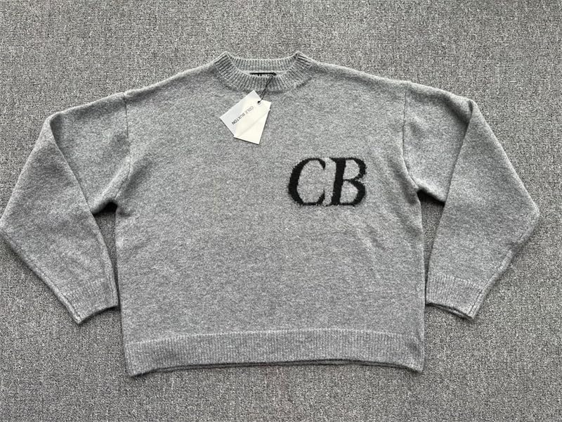 COLE BUXTON CB Logo Sweater - Grey