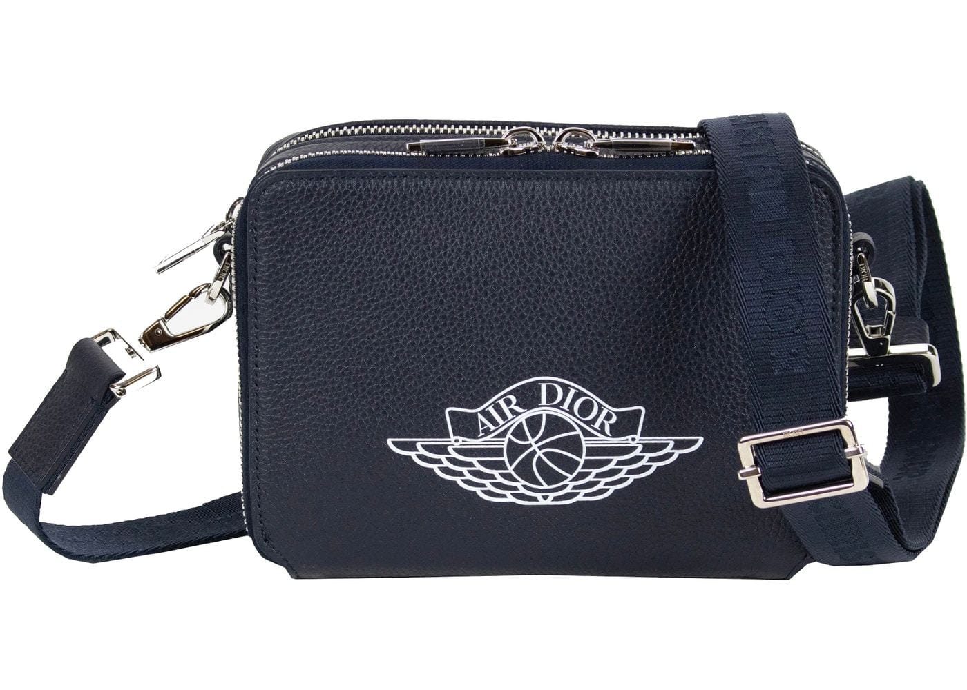 Dior x Jordan Wings Messenger Bag Navy