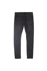 Purple P001 Black Overspray Denim Jeans