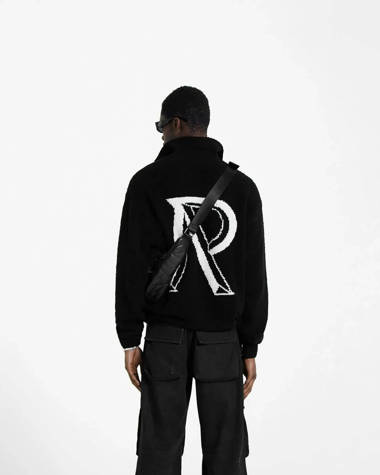 Represent Initial Boucle Polo - "Black"