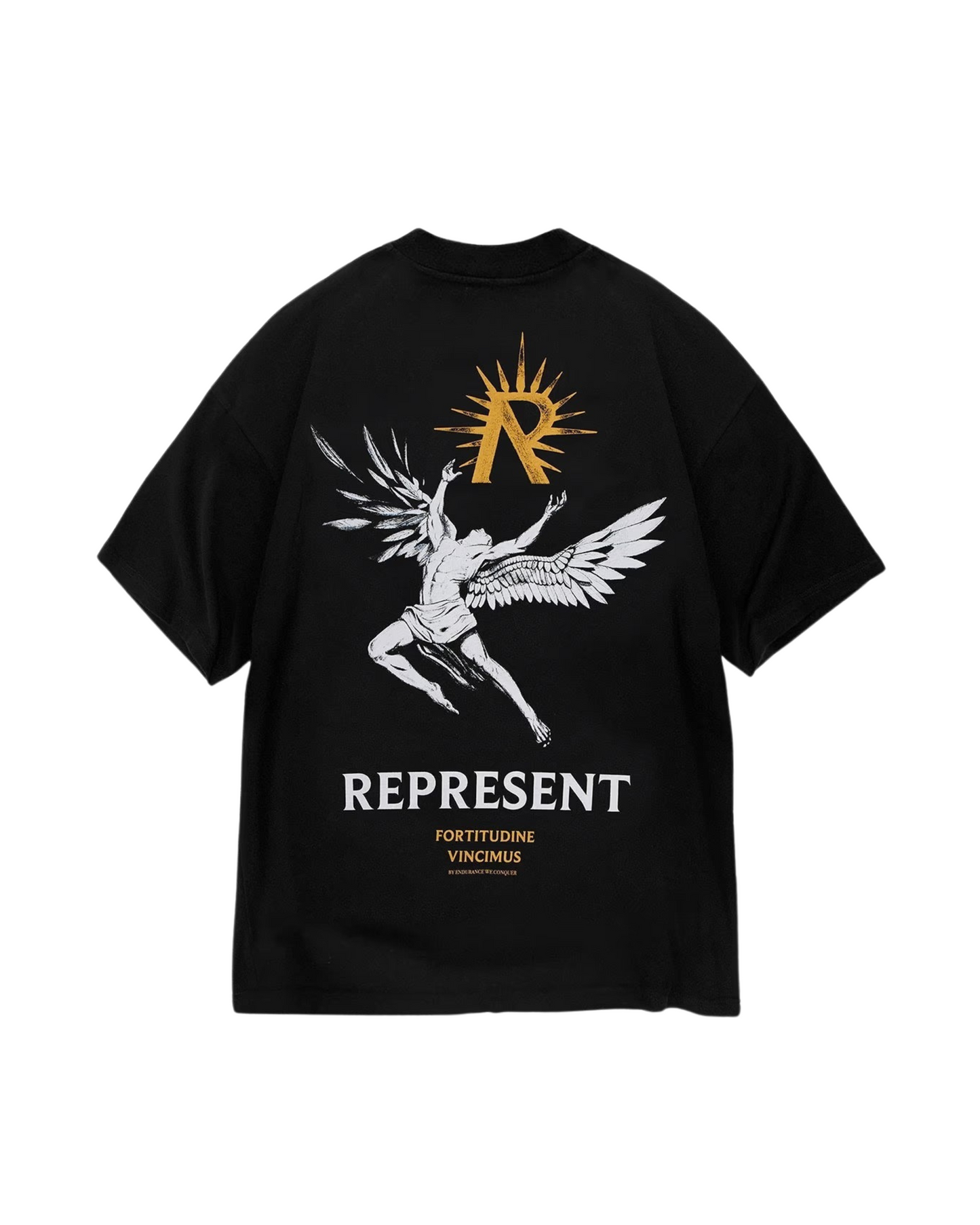 Represent Icarus T-Shirt - "Jet Black"