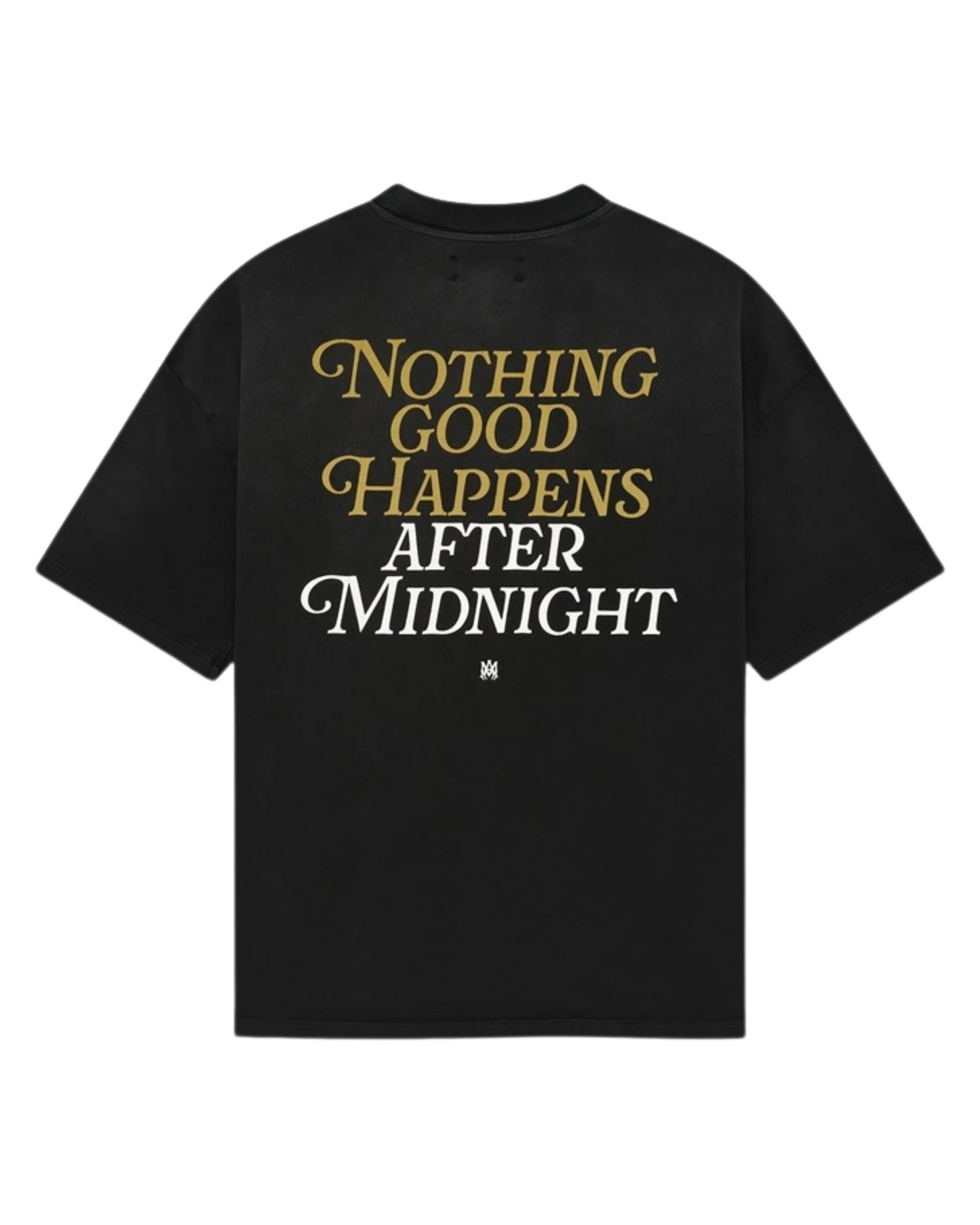 Amiri Nights Oversized Tee - "Black"