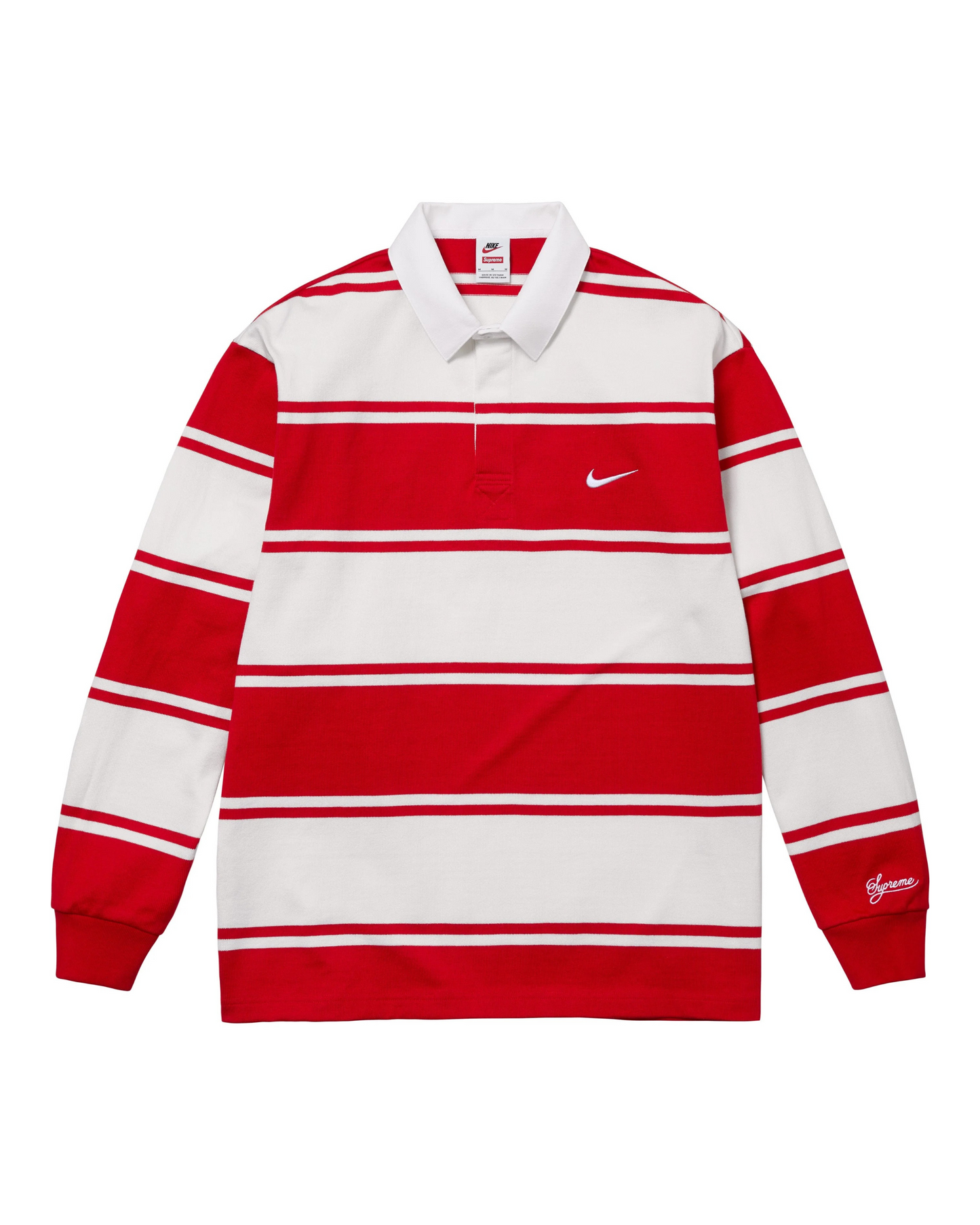 Supreme x Nike Stripe Rugby - "Red/White"