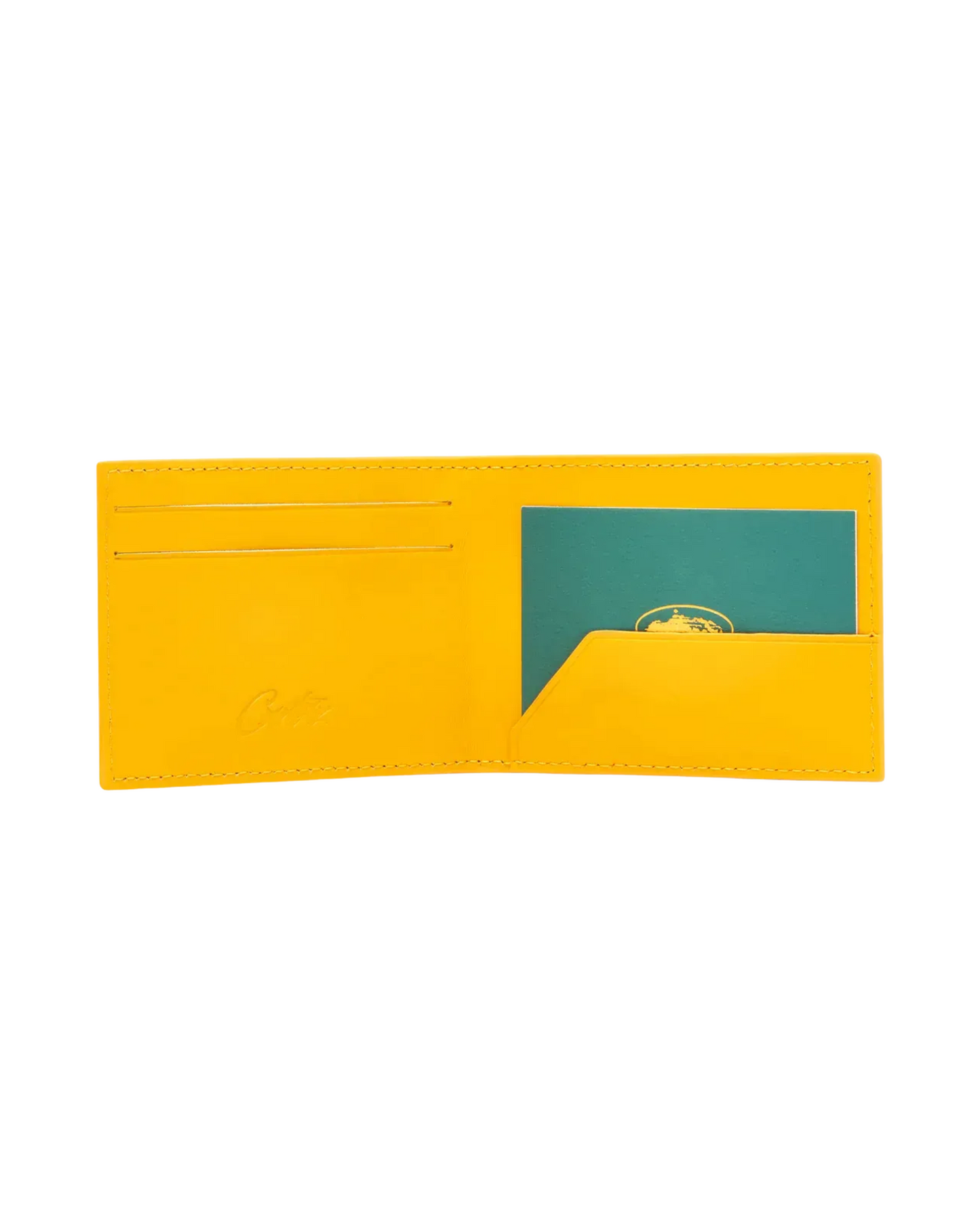 Corteiz RTW Leather Card Holder - "Yellow"
