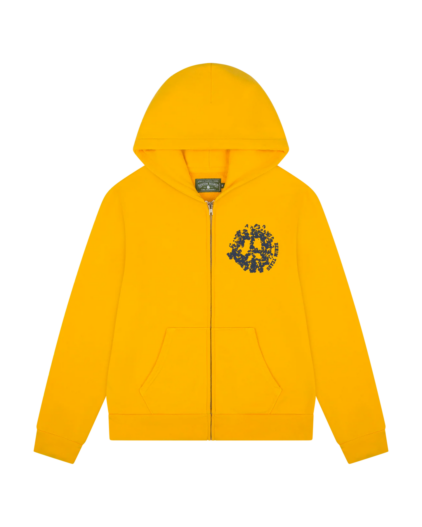Denim Tears Denim University Zip Hoodie - "Yellow"