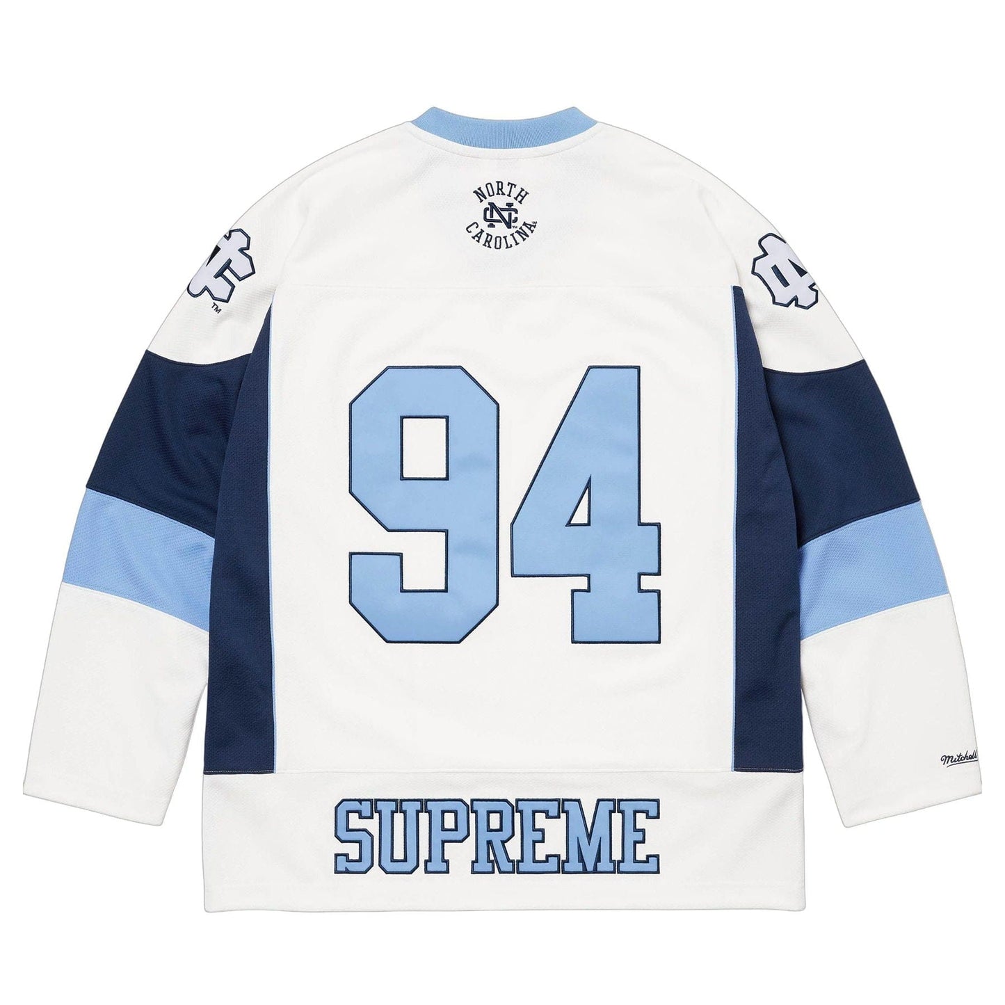 Supreme x Mitchell & Ness NCAA Hockey Jersey 'White'