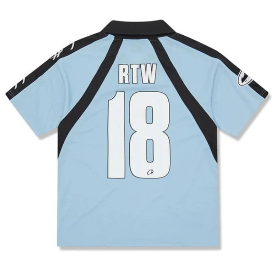 Corteiz Allstarz Football Jersey Sky Blue