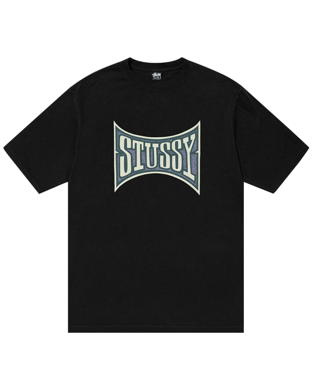 Stussy Champion Pigment Dyed Tee - 'Black'