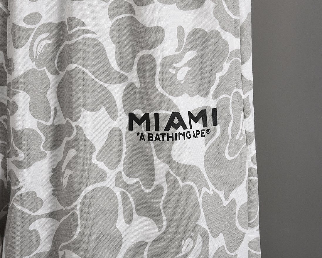 Bape x Inter Miami Camo Shorts Grey