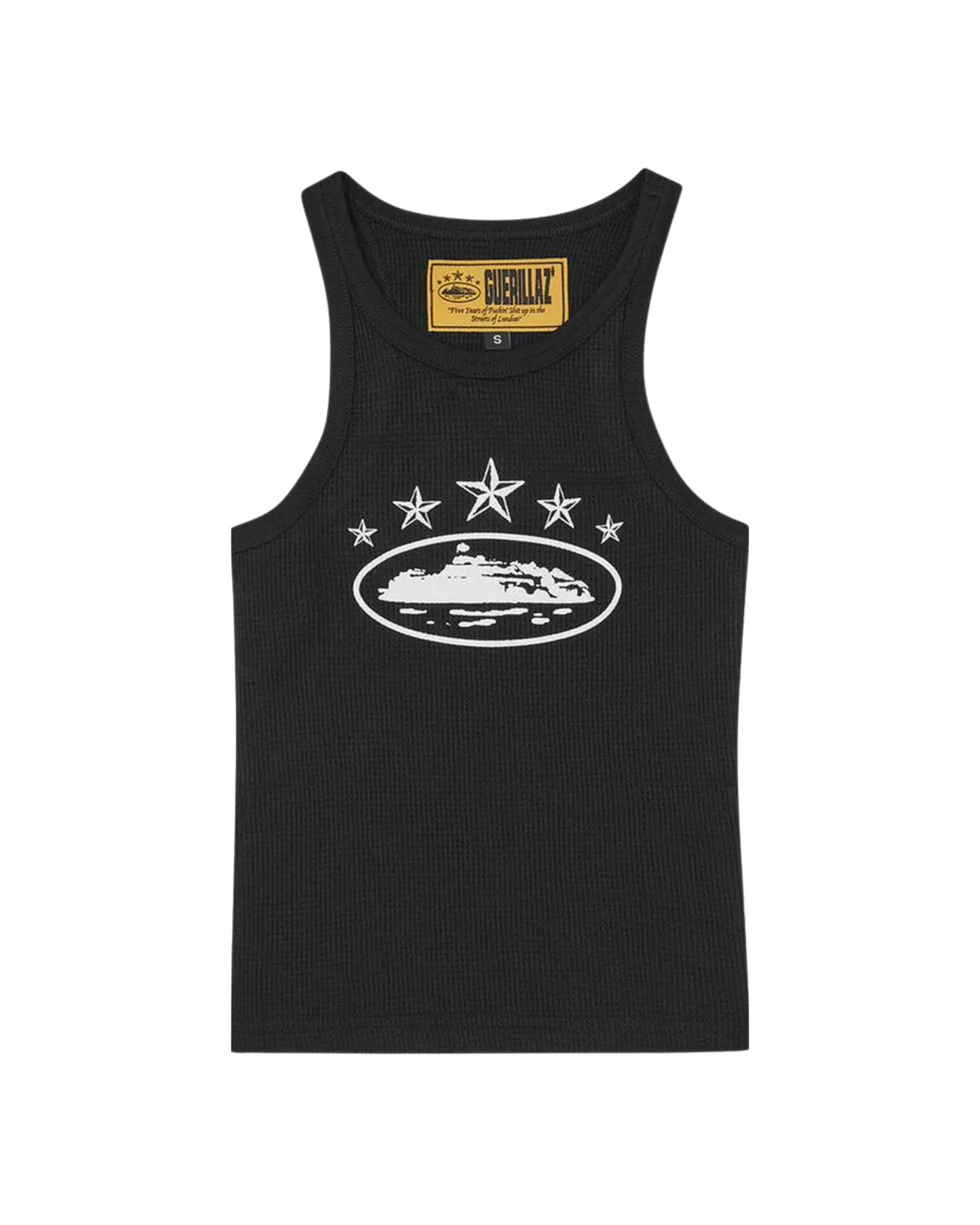 Corteiz 5 Starz Alcatraz Womens Tank Top - "Black"