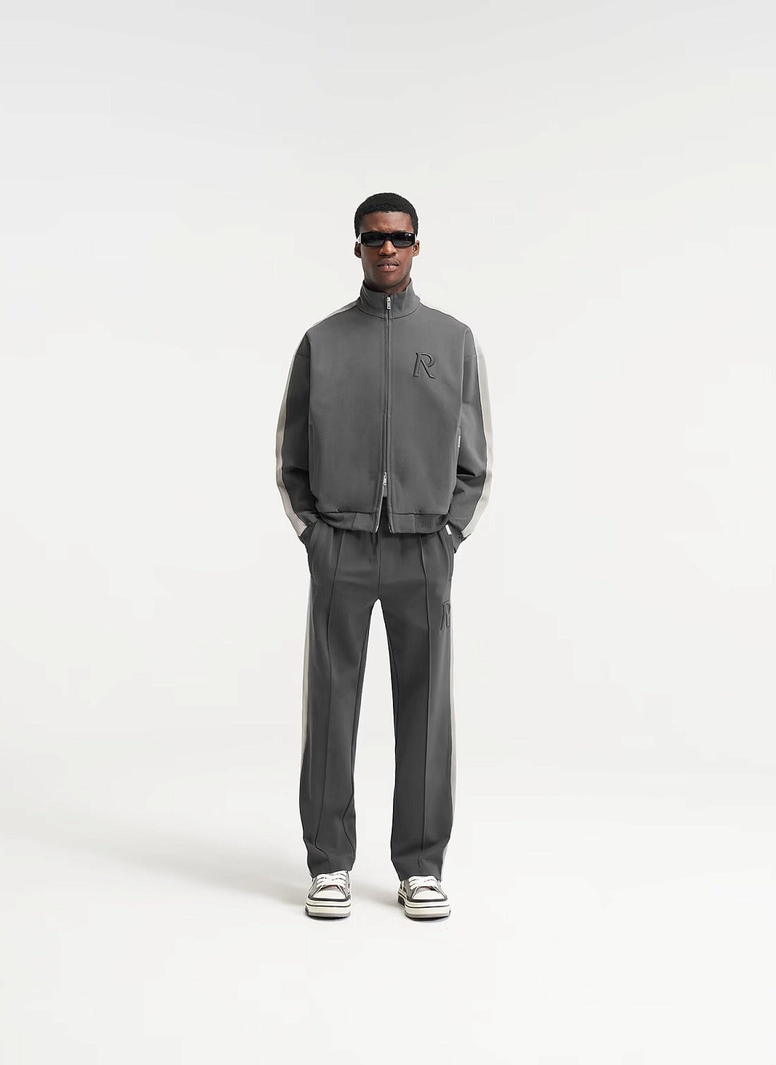 Represent Initial Tracksuit Pant - "Iron/Grey"