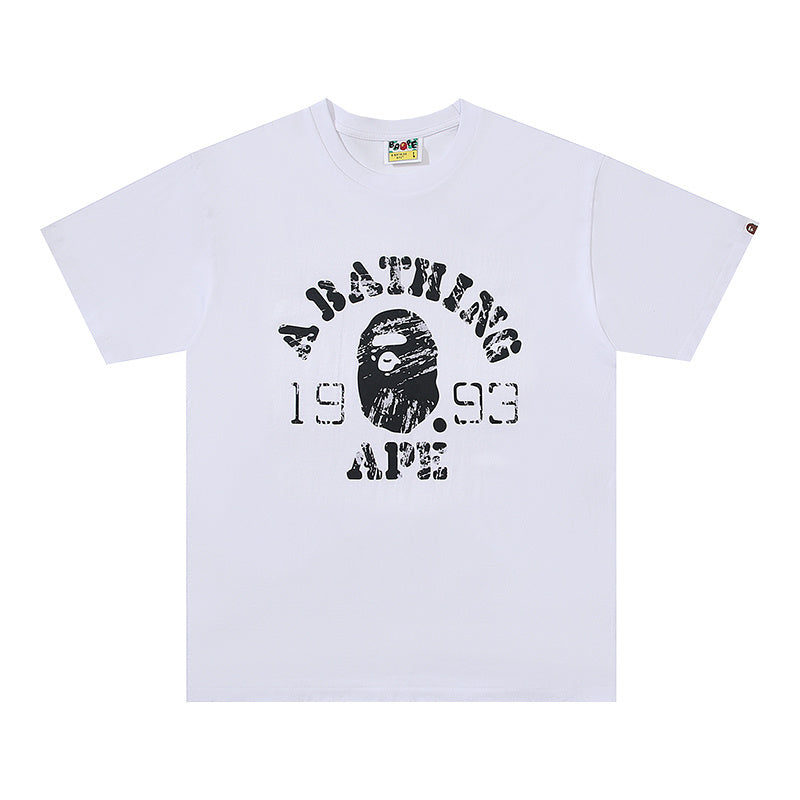 Bape Logo Print Tee White