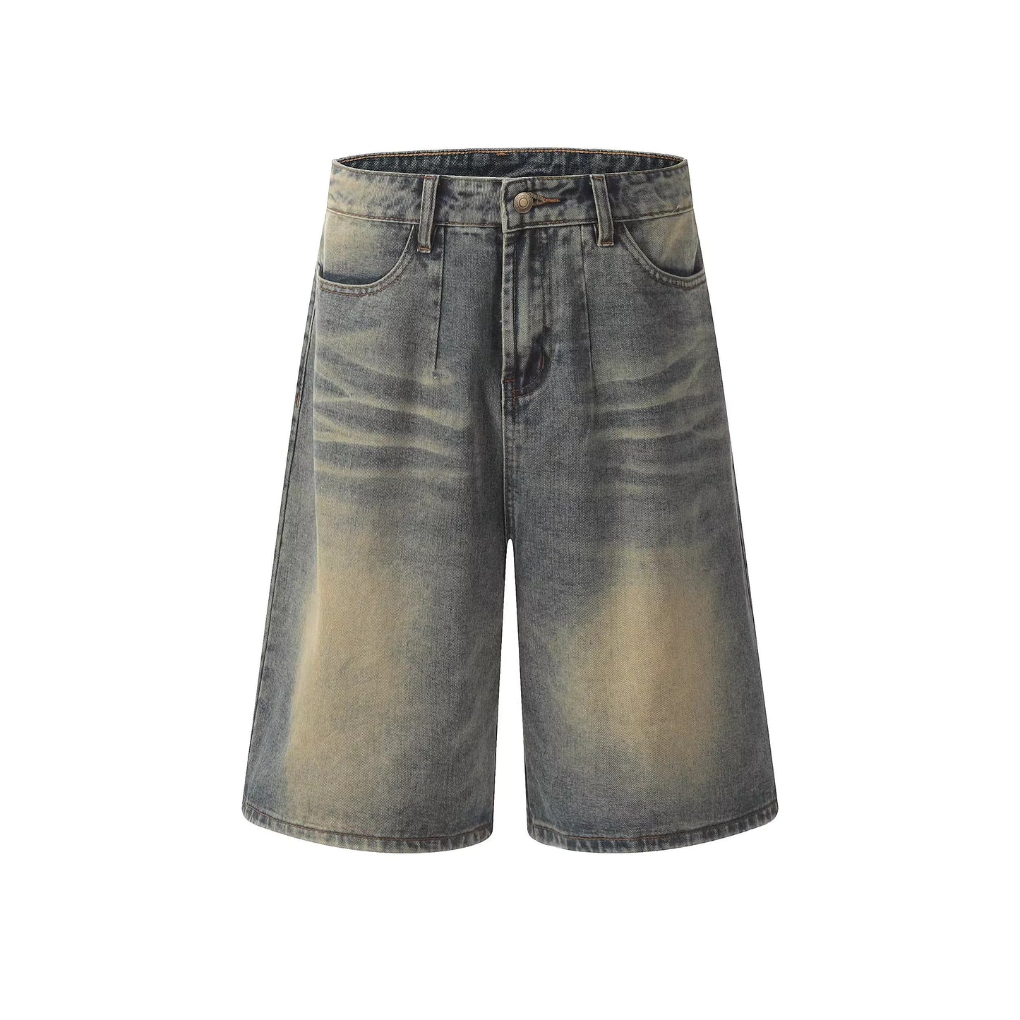 WASHED NOSTALGIC DENIM SHORTS
