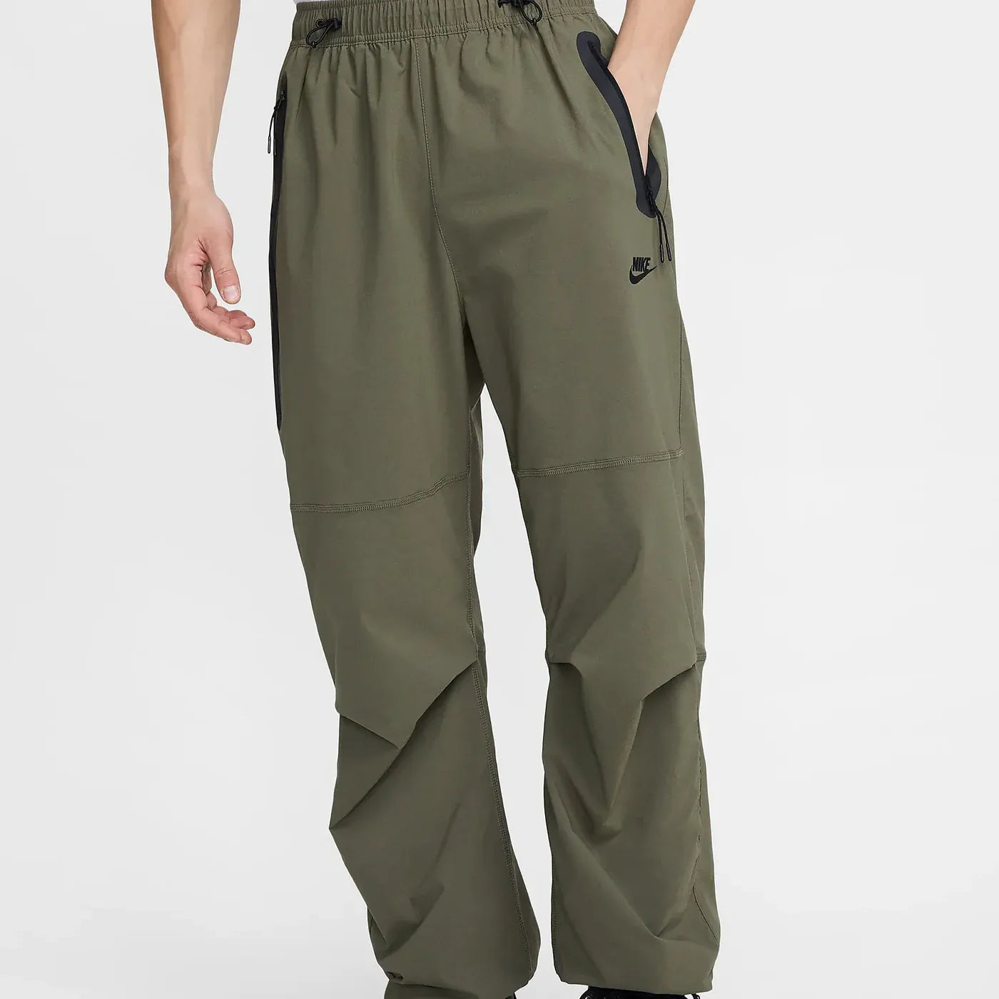 Nike Tech Woven Oversized Pants - "Medium Olive"