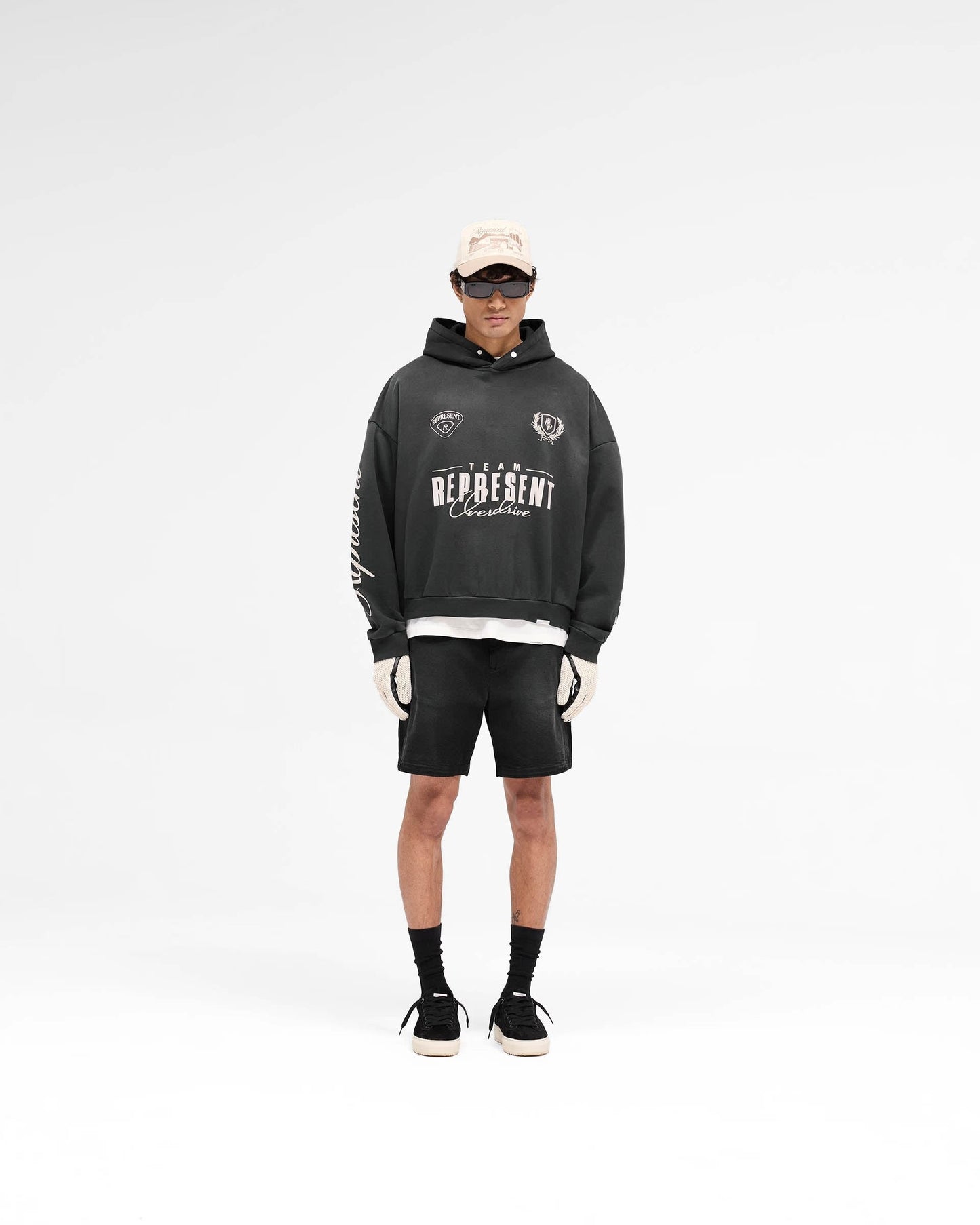 Represent World Championship Hoodie - "Stained Black"