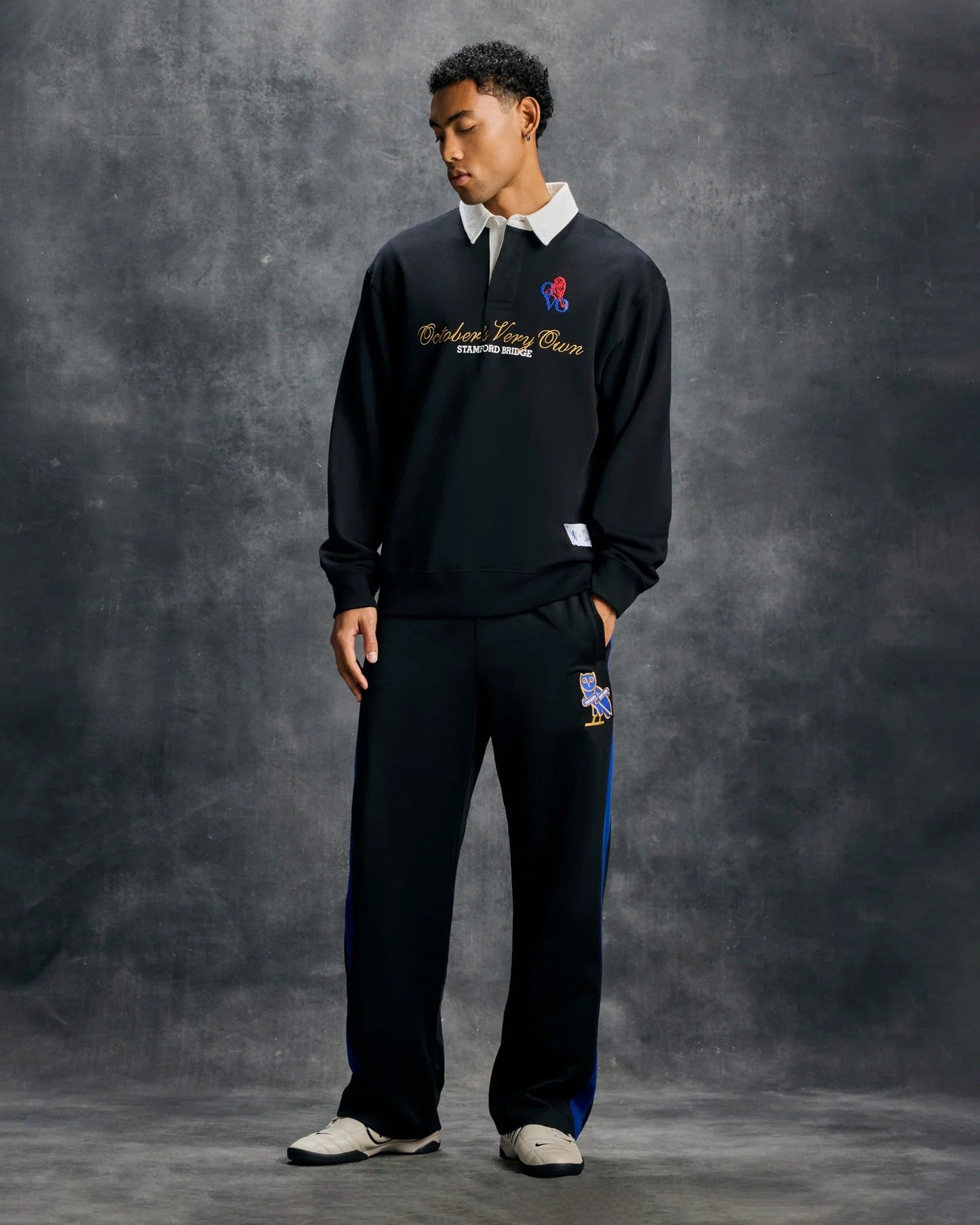 OVO x Chelsea FC Rugby Sweatshirt - "Black"