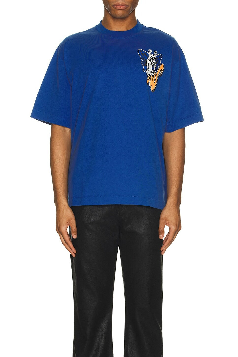 Off-White Gang Skate T-Shirt - "True Blue"