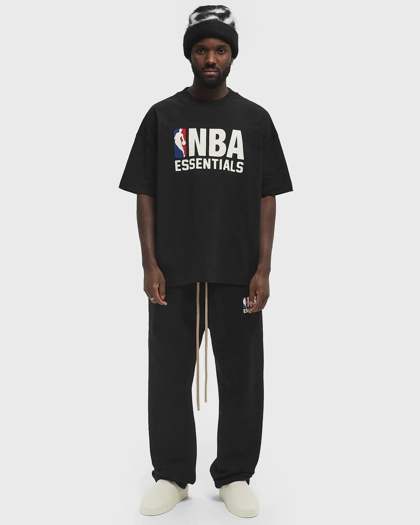Fear of God Essentials x NBA Relaxed Sweatpant - "Black"