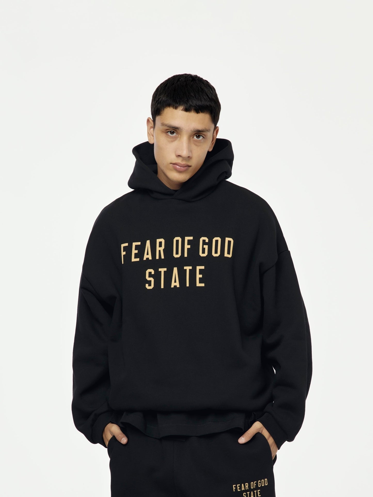 Fear of God Essentials Fleece Hoodie - "Black"