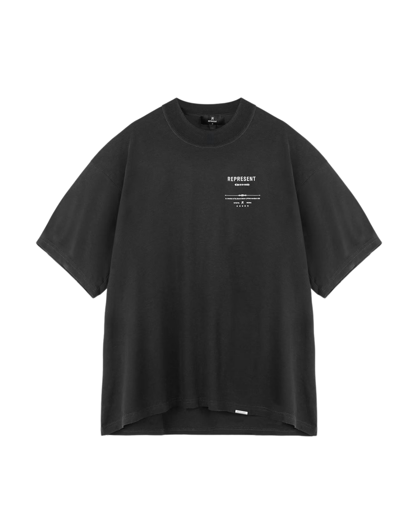 Represent Revere Manor T-Shirt - "Stained Black"