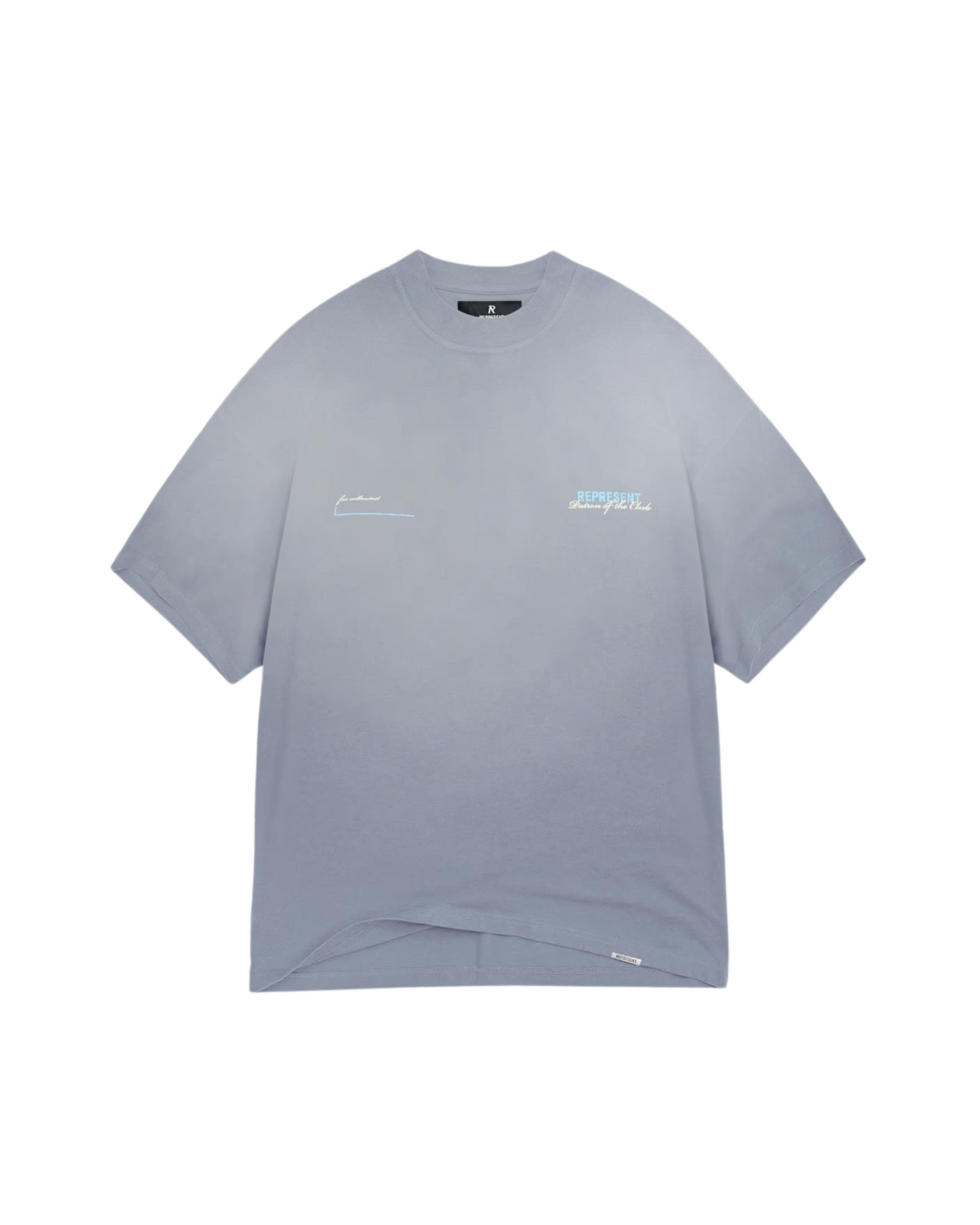 Represent Patron Of The Club T-Shirt - "Washed Grey"