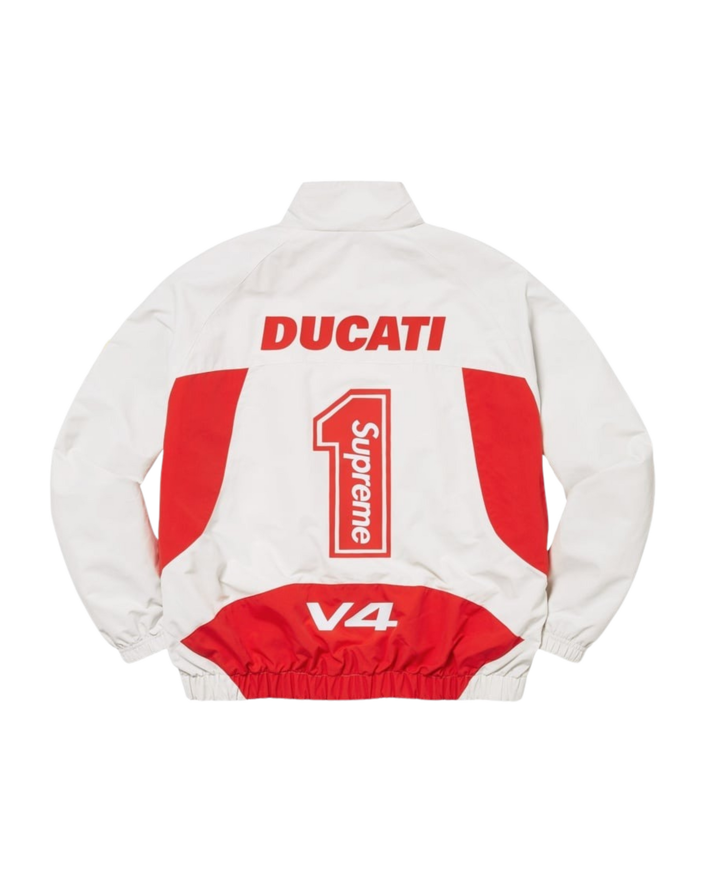 Supreme x Ducati Track Jacket - "Light Grey"