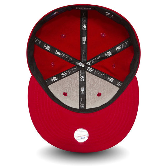New York Yankees 59FIFTY MLB Basic Scarlet/White Cap