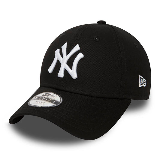 New York Yankees 9FORTY MLB League Basic Kids Black/White Cap