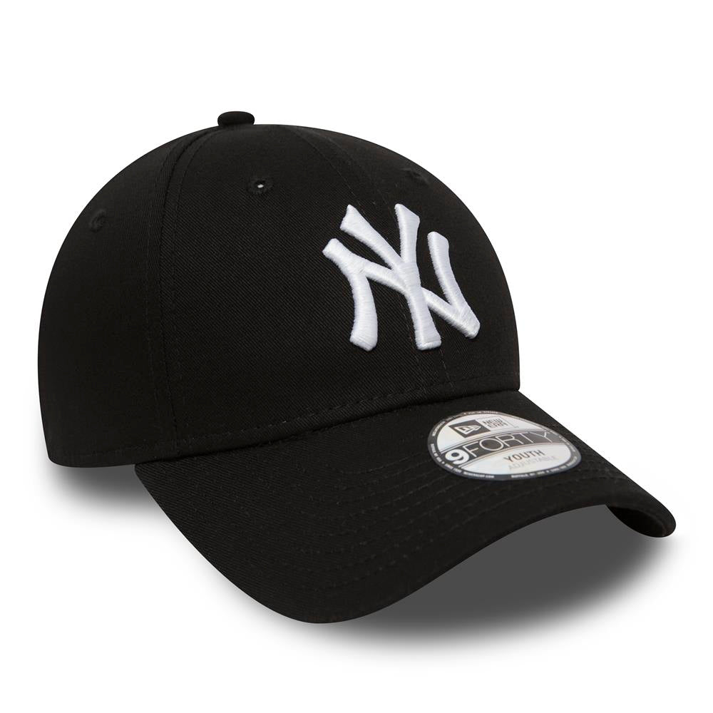 New York Yankees 9FORTY MLB League Basic Kids Black/White Cap