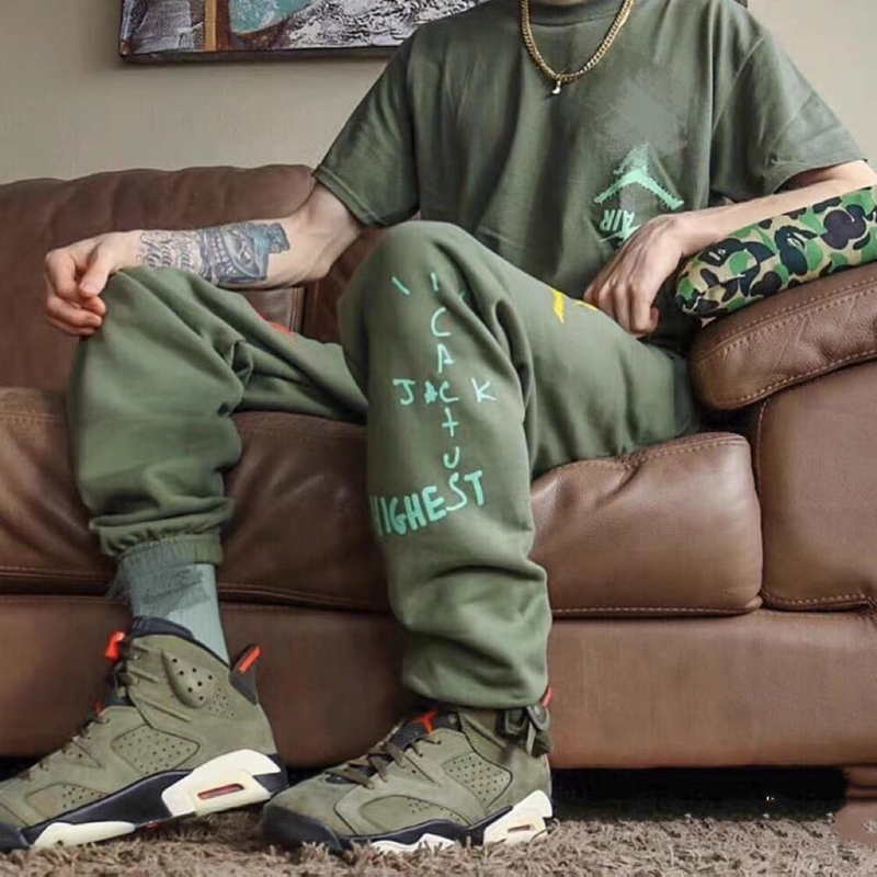 Cactus Jack by Travis Scott x Air Jordan Highest Sweatpant 'Green'