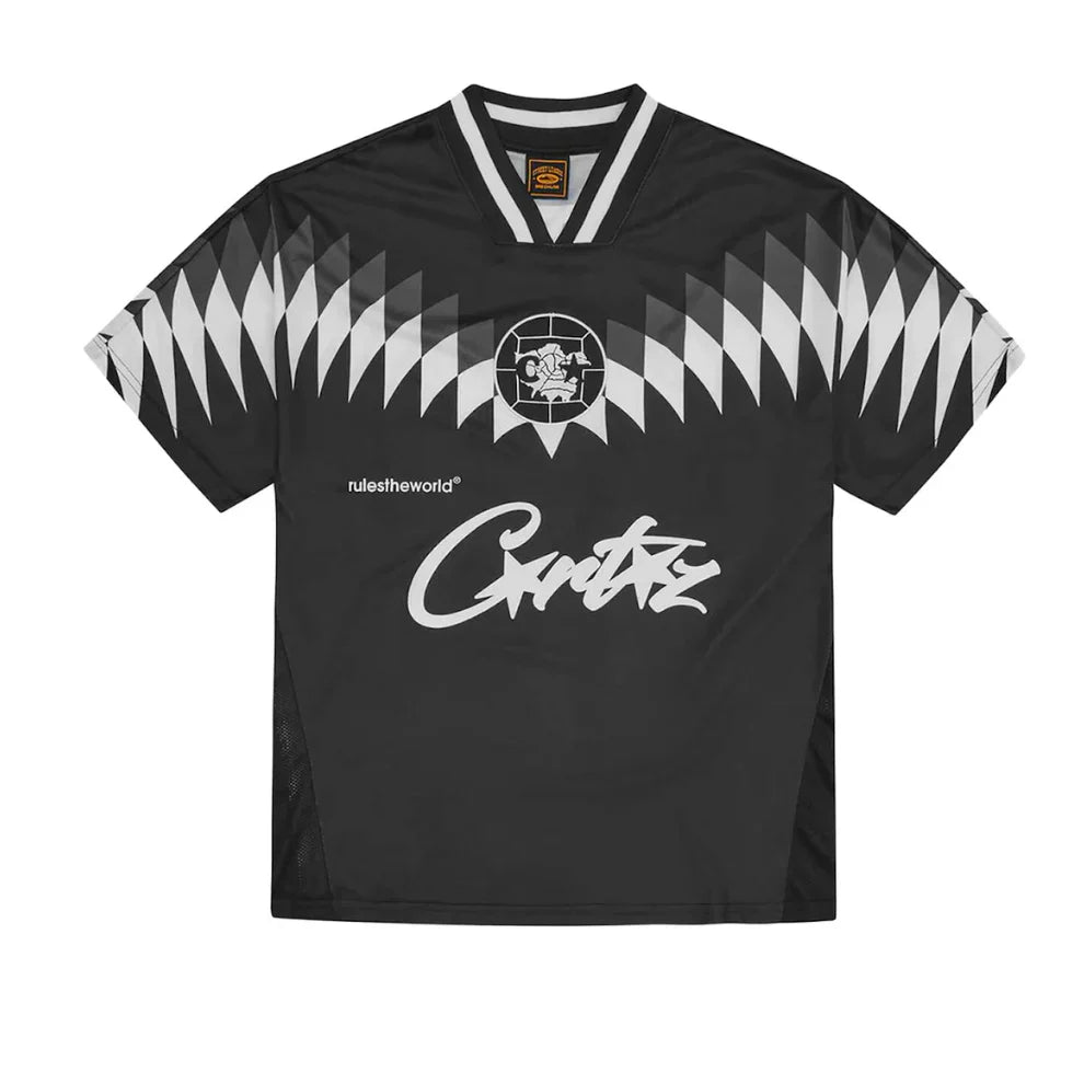 Corteiz Club RTW Football Jersey - 'Black'