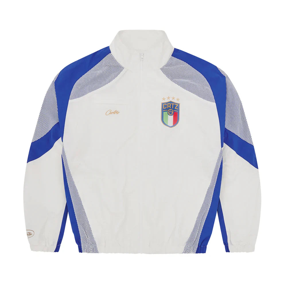 Corteiz Italia Shuku Jacket - 'White/Blue'