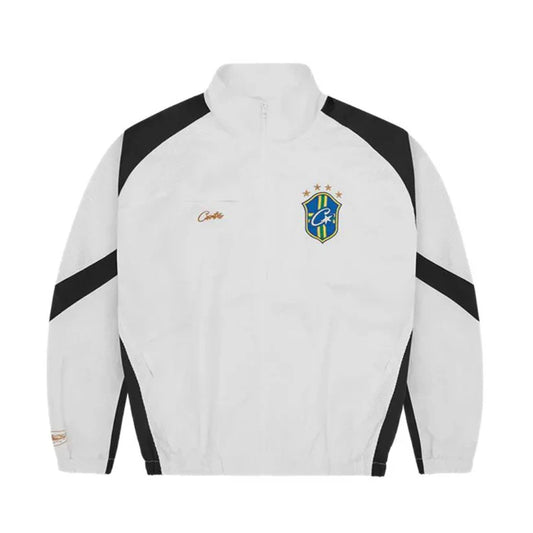 Corteiz Olympic Shuku Brasil Jacket - 'White/Black'