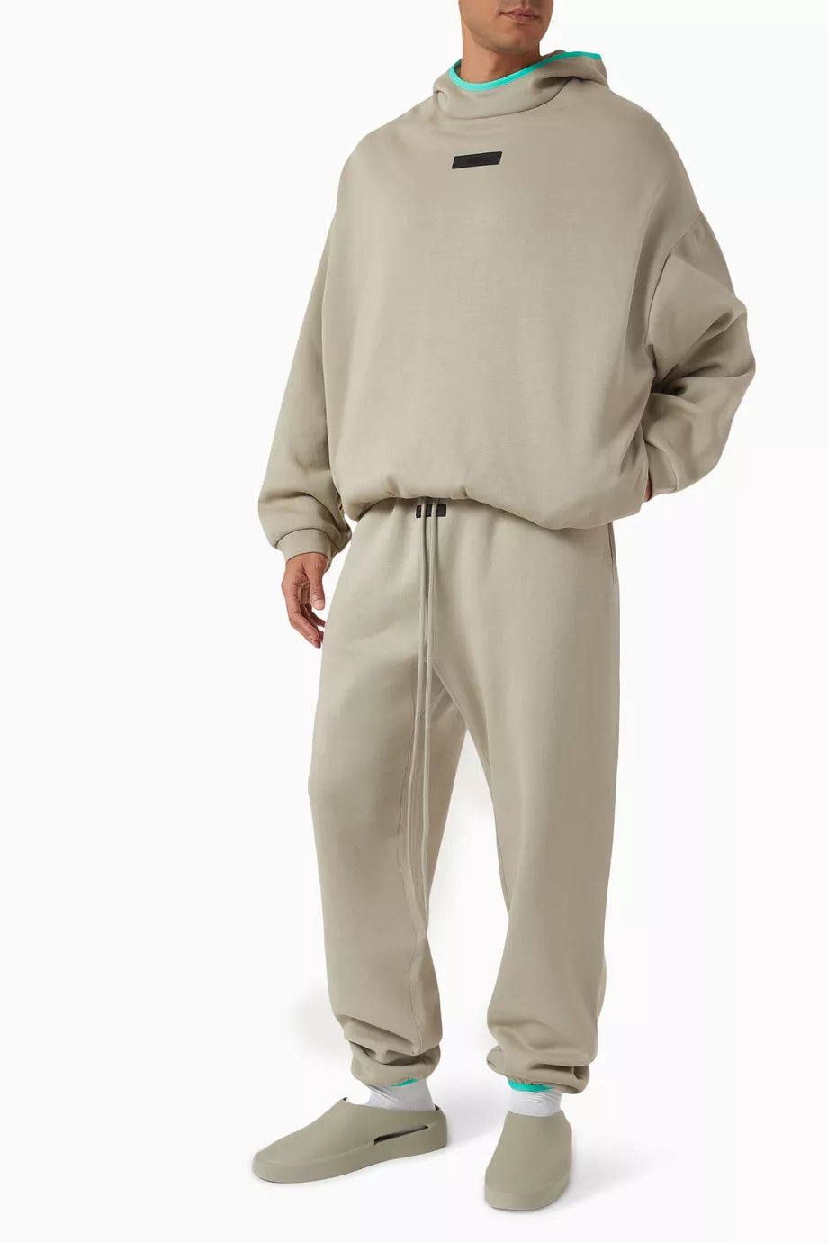 Fear of God Essentials Hoodie (SS24) - "Seal"