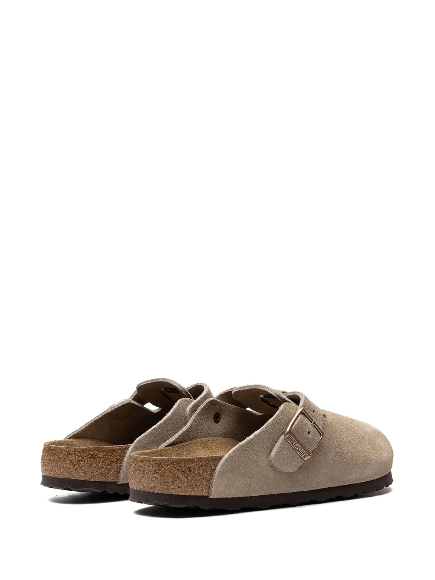 Birkenstock Boston Suede Mules - "Taupe"