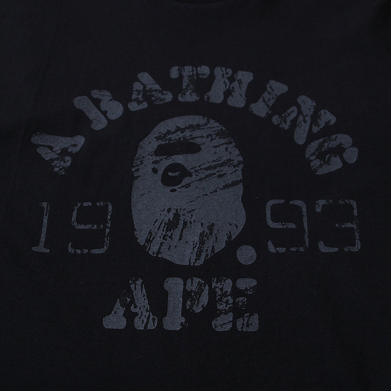 Bape Logo Print Tee Black