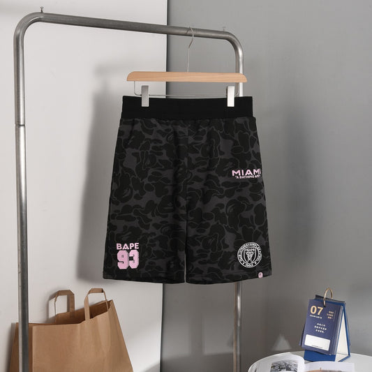 Bape x Inter Miami Camo Shorts Black