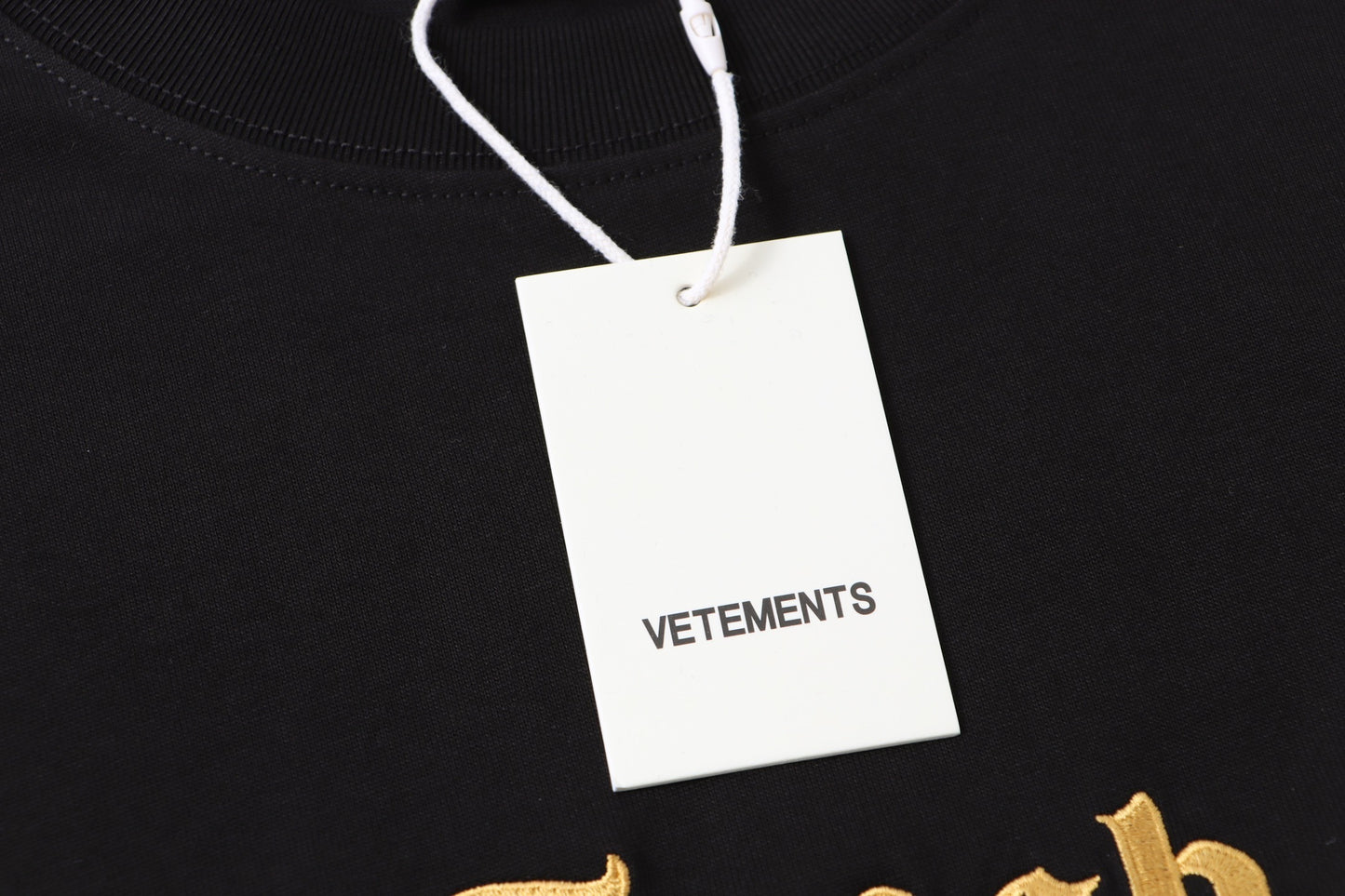 Vetements 'Trash' Embroidered T-shirt