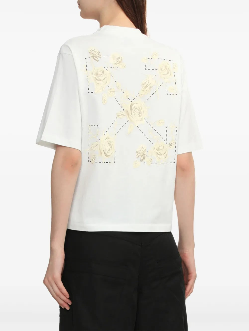 Off-White Roses Arrows T-shirt - "White"