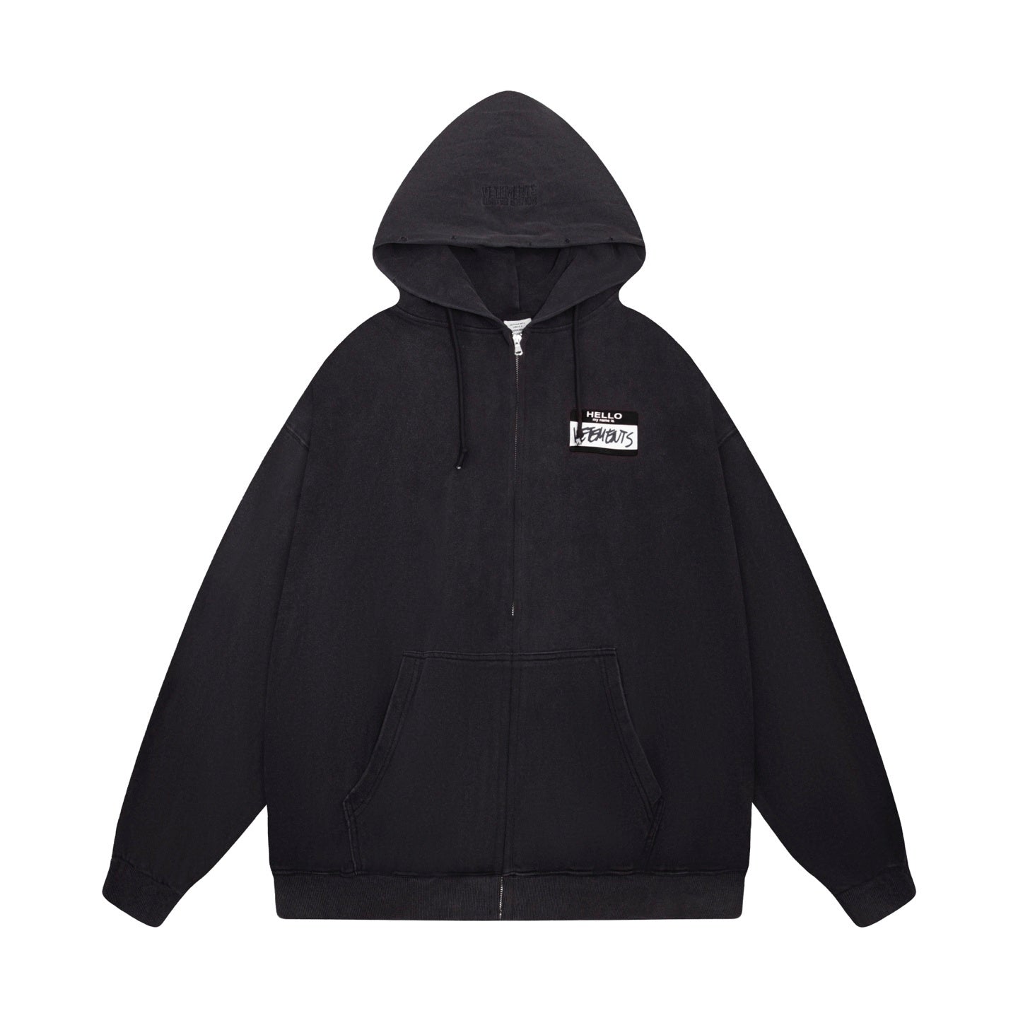 Vetements 'My name is' Hoodie 'Black'