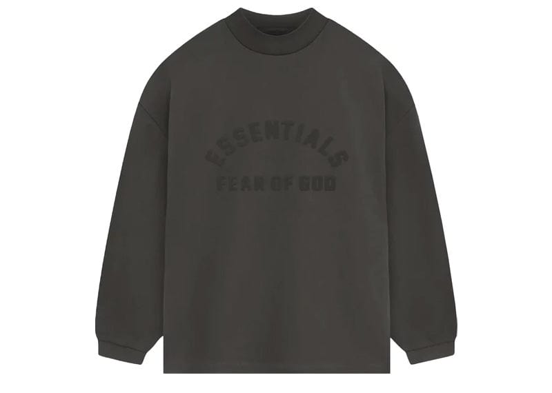 Fear of God Essentials Long Sleeve T-shirt - "Ink"